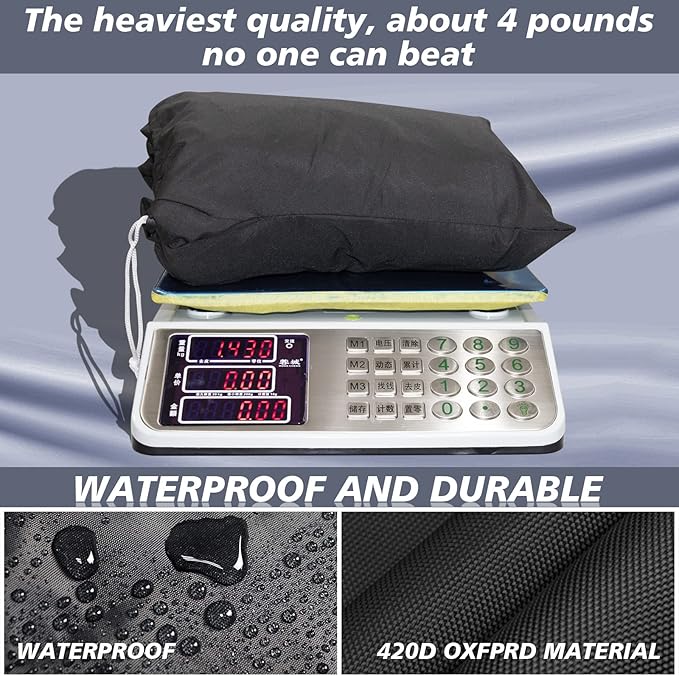 Motorcycle Cover, Waterproof Zipper Outdoor Cover - Image 9