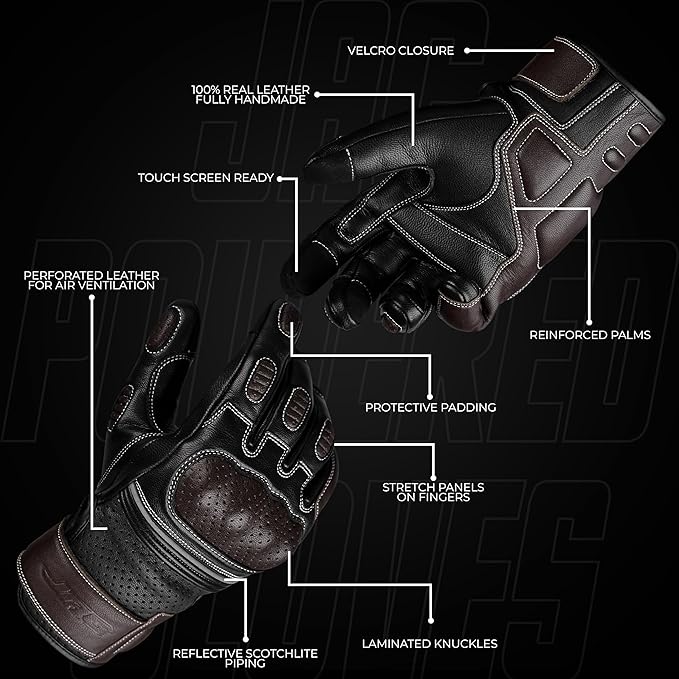 J.A.G. Motorcycle Gloves - Image 3