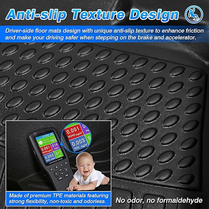 Cartist Custom Fit for Floor Mats Chevrolet Equinox/GMC Terrain Denali - Image 6
