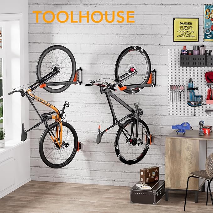 Swivel Bike Rack Wall Mount, Bike Hangers - Image 7