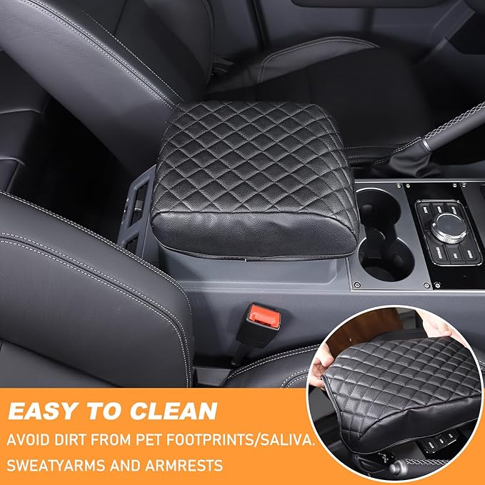 Car Armrest Box Cover Protector Compatible - Image 5