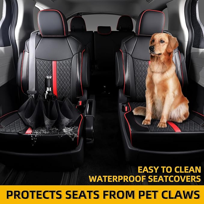 Custom Fit Sienna Seat Covers for Toyota Sienna LE, XLE 2021-2025 3-Row - Image 5