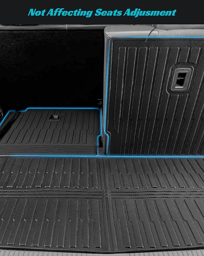 Floor Mats for Volkswagen VW Atlas 2018-2025 7 Seats, All Weather Car Mats Full - Image 4