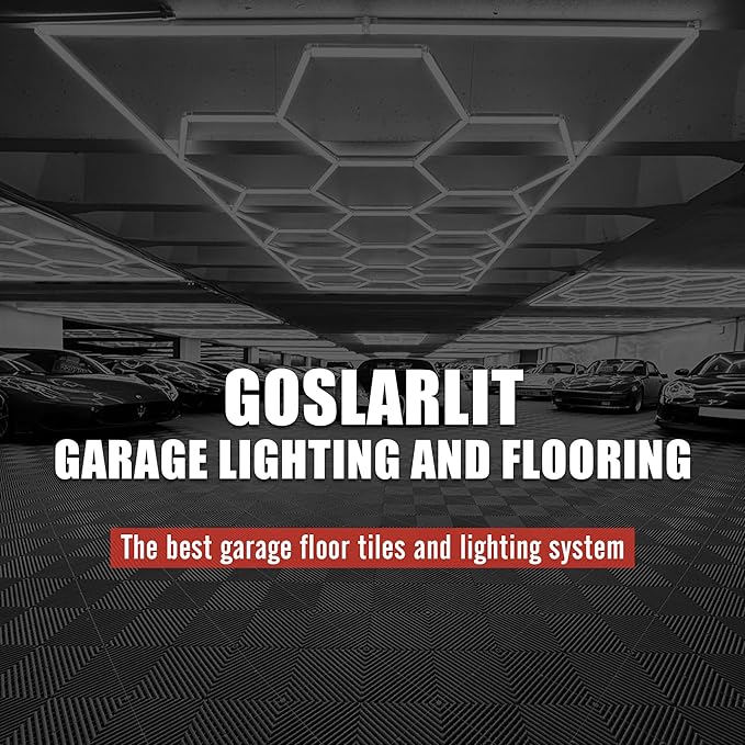 15.7"x15.7" Garage Flooring Tiles, Non-Slip Interlocking Plastic Garage Floor - Image 2