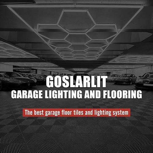 15.7"x15.7" Garage Flooring Tiles, Non-Slip Interlocking Plastic Garage Floor - Image 2