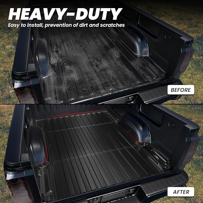LASFIT Bed Mat 2007-2018 for Chevy Silverado/GMC Sierra 1500 & 2007-2019 - Image 5