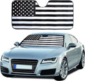 EcoNour Accordion Car Windshield Sun Shade American Flag Design | Reflective by EcoNour