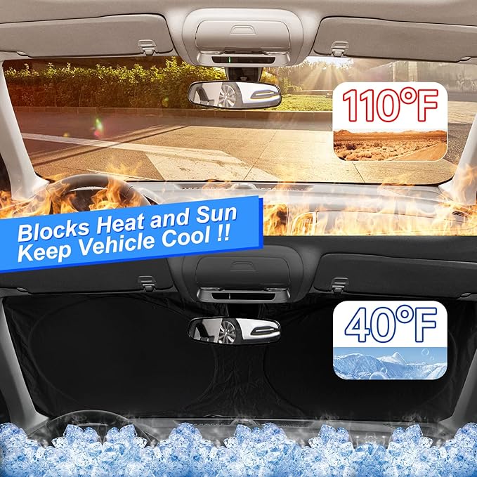 for Honda Fit 2024 Windshield Sun Shade Foldable Sunshade-for Honda Fit - Image 5