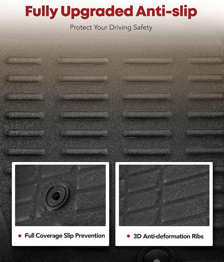 YHTAUTO Floor Mats Fit 2007-2017 Jeep Compass Patriot, 2007-2012 Dodge Caliber - Image 4