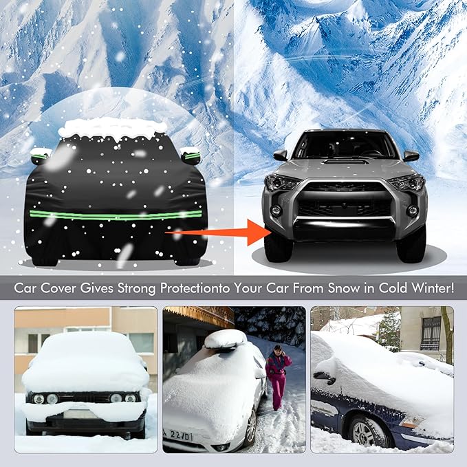for 2002-2023 Toyota 4runner Car Cover 210D Outdoor Waterproof UV Protection - Image 6
