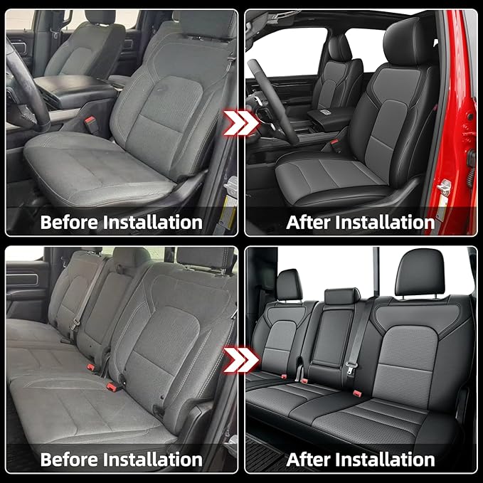 AOMSAZTO Seat Covers for Ram 2500: 2019 2020 2021 2022 2023 2024 2025 Custom - Image 6