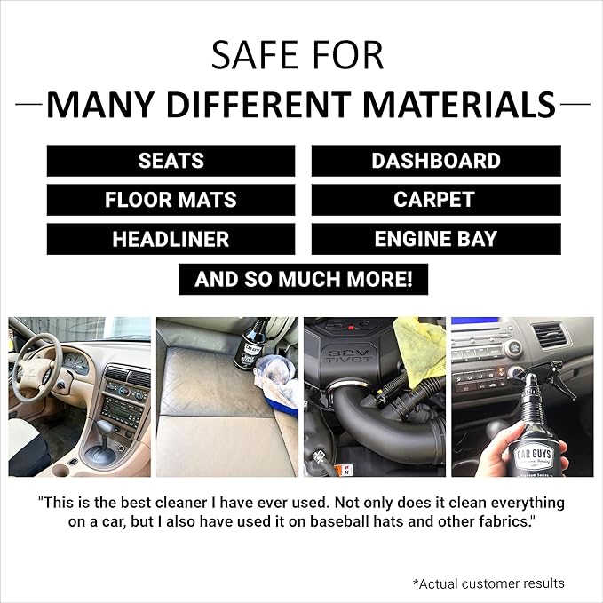 CAR GUYS Super Cleaner | Effective Car Interior Cleaner | Leather Car Seat - Image 4