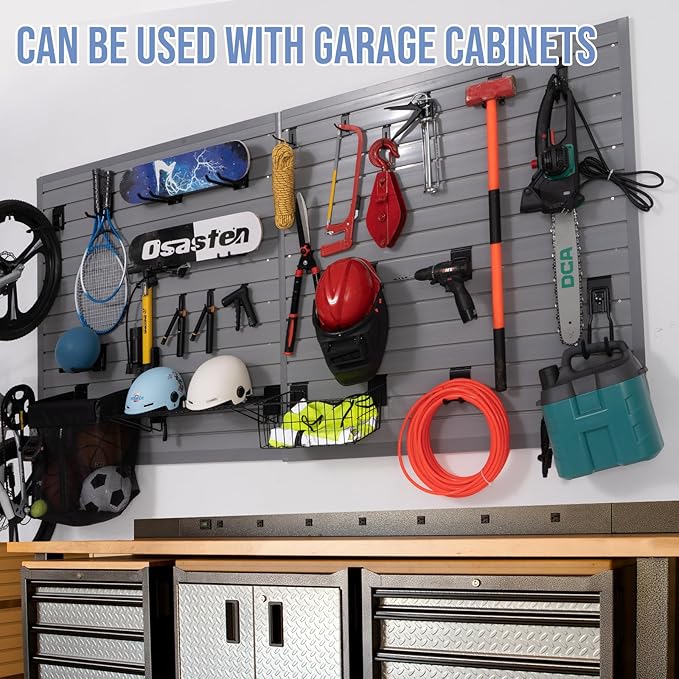 Slatwall Panels 4'x 4' Garage Slat Wall Storage Systems, Slat Wall Paneling - Image 6