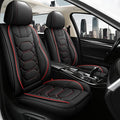 Pariitadin Leather Car Seat Covers Front Pair, Waterproof Faux Leather Seat by Pariitadin