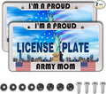 License Plate Frame Holder Black and White License Plate Frames I’m a Proud by Unknown
