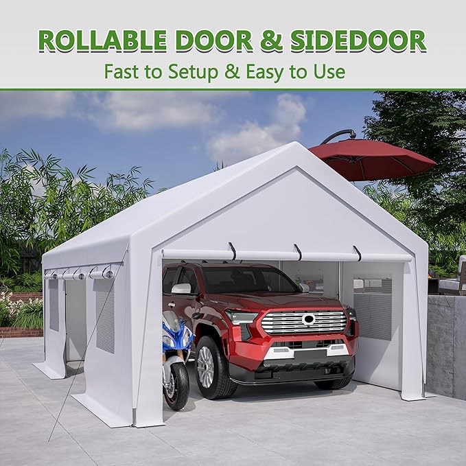 13x20 ft Heavy Duty Carport - Image 2