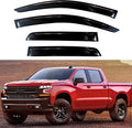 KPY Window Visor for 2019-2024 GMC Sierra Crew Cab & Chevrolet Chevy Silverado by KPYBizConnect