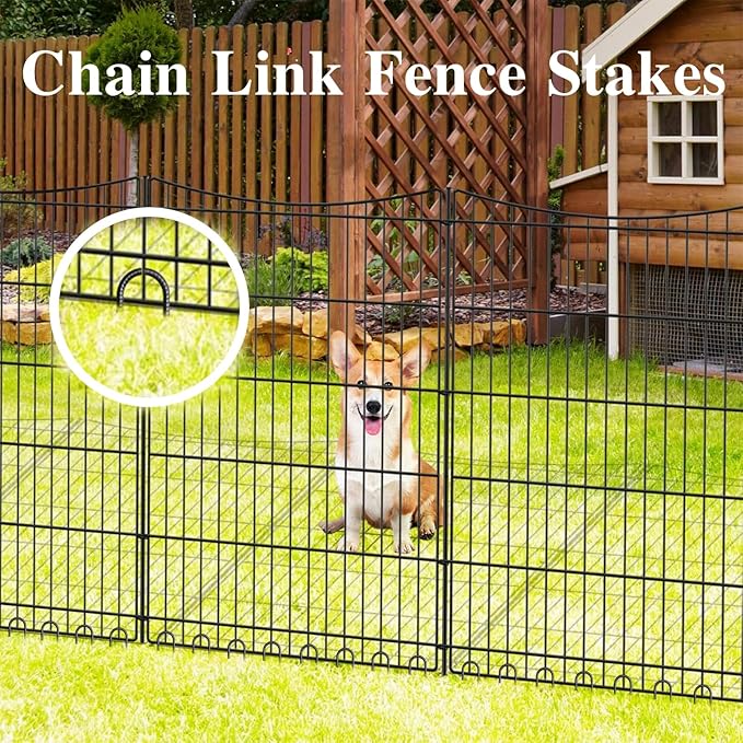 Rebar Stakes 12 Inch 20 Pack J Hook Ground Stakes Heavy Duty Chain Link Fence - Image 5