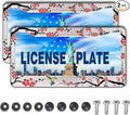 Automotive Exterior Accessories Black, and Red License Plate Frames Hummingbird by Unknown