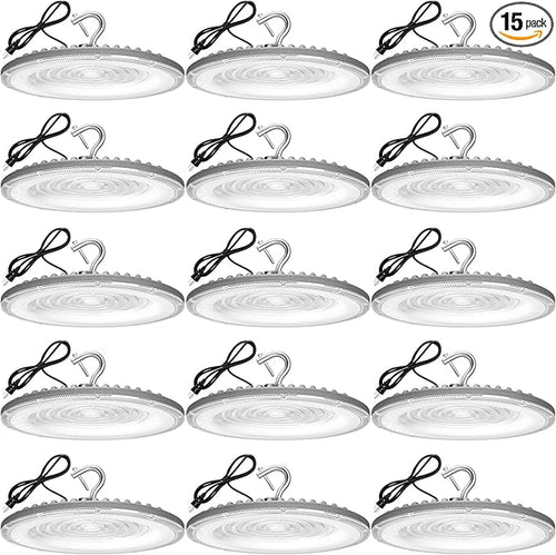 15 Pack 150W UFO Led High Bay Light, 21050LM 5000K Daylight Area Lighting by XYCN