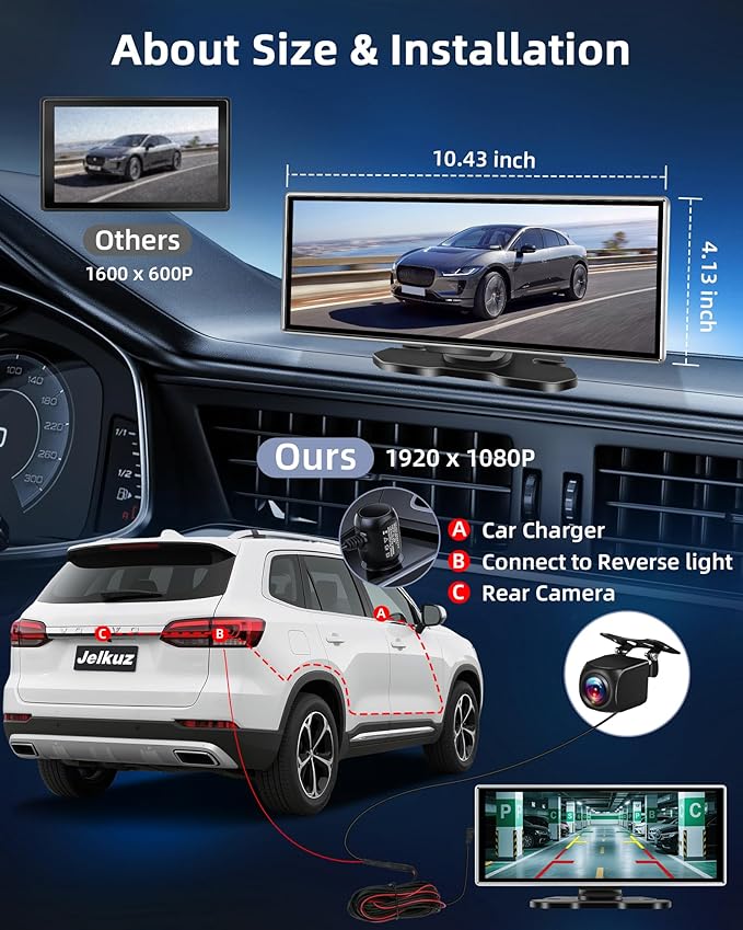 2025 Exclusive 11.26'' Portable Wireless Apple CarPlay Screen - Image 8