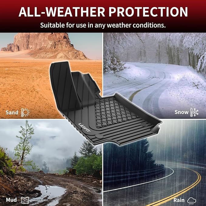 LASFIT Floor Mats Fit for Lexus 2025 2024 2023 2022 NX/NX250/NX350, All Weather - Image 8