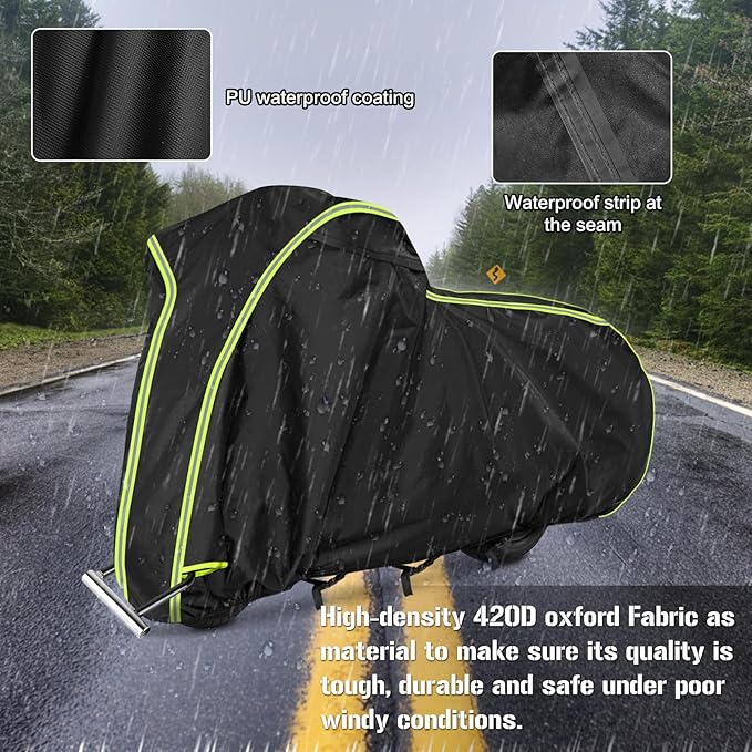 Motorcycle Cover for Honda GL1500 GL1800, Honda Gold Wing 2001-2023 - Image 4