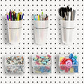 6 Sets Pegboard Bins and Cups by Kuhome
