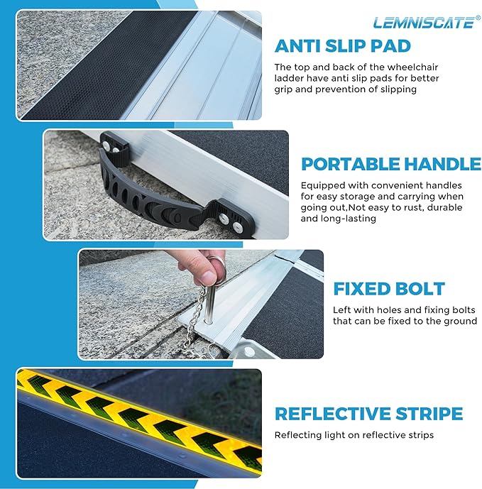 LEMNISCATE Wheelchair Ramp, 4FT Ramps - Image 4