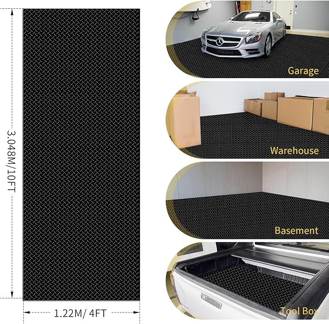 Premium Garage Floor Mat, Commercial Grade Heavy Duty Parking Mat - Image 4