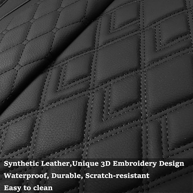 JOJOBAY Car Seat Covers for Dodge Ram 2 Pcs Front, Fit Ram 2009-2025 - Image 6