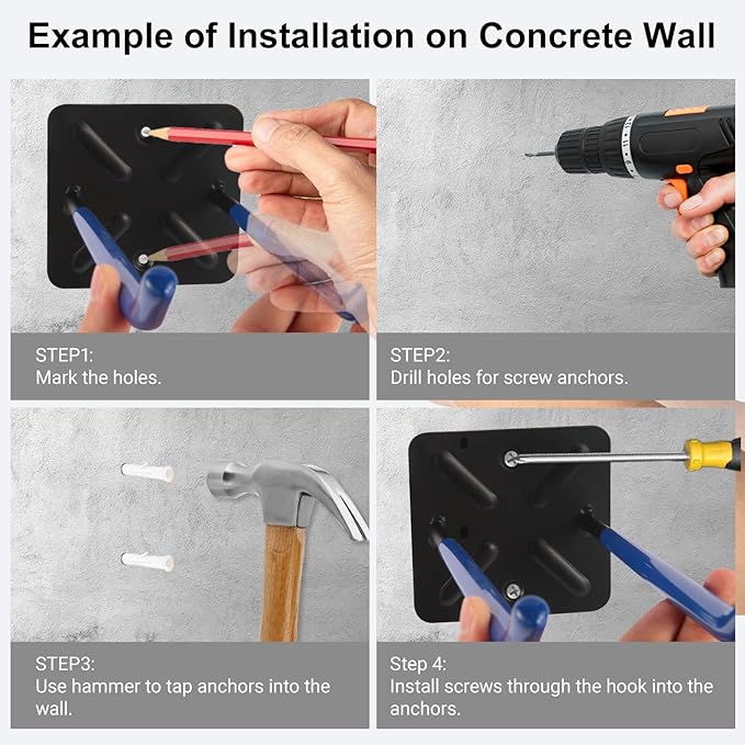 Steel Garage Storage Hooks Wall Tool Organizer, 10 Inch Garage Hook Heavy Duty - Image 5