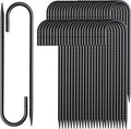 12 Inch Rebar Stakes 50 Pack J Hook Ground Stakes Heavy Duty Chain Link Fence by MSWY