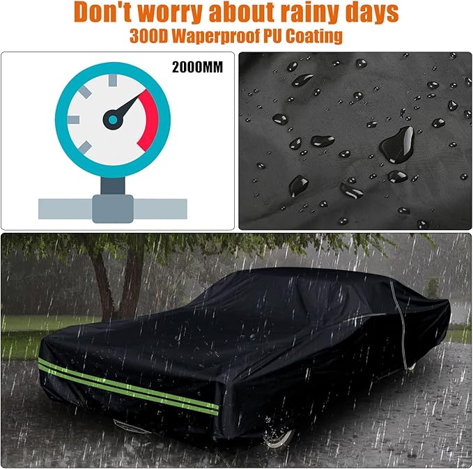 Waterproof Car Cover Compatible - Image 3