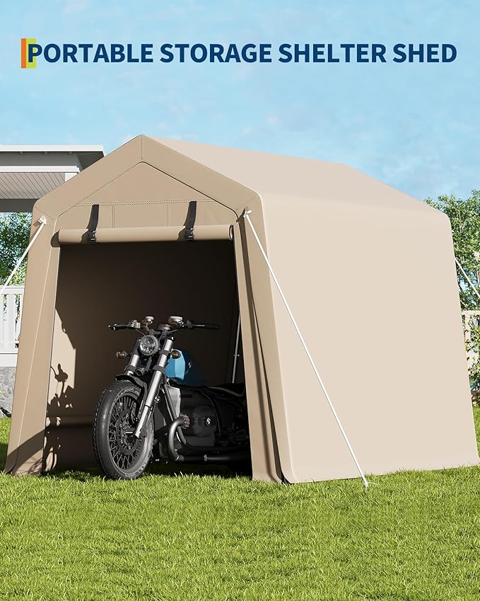 6x6 Ft Carport Heavy Duty Tent - Image 6