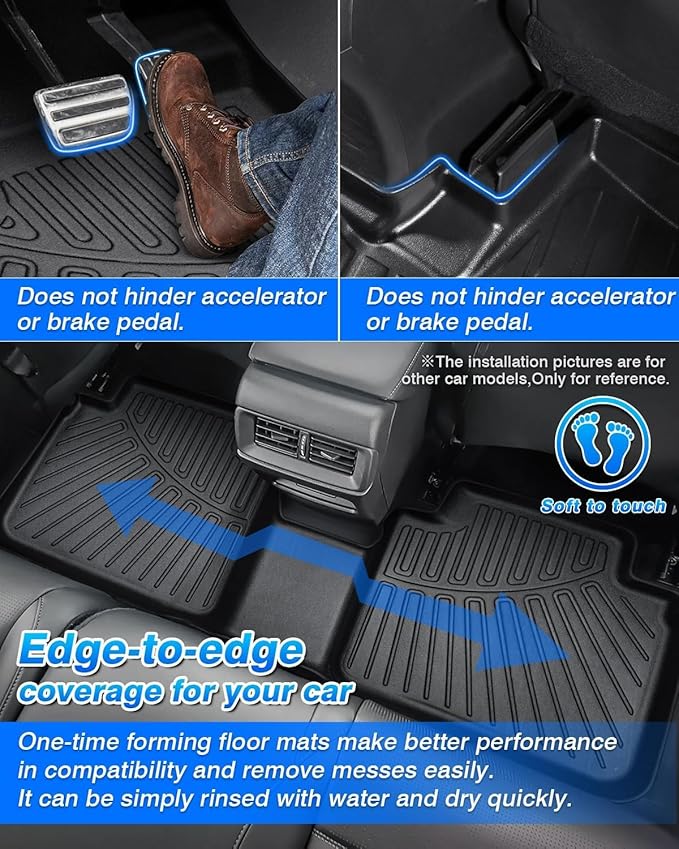 Cartist Floor Mats Fit for 2014-2018 Chevy Silverado & GMC Sierra 1500 Crew - Image 4