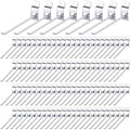 Moxweyeni 100 Pcs Heavy Duty Slatwall Panel Hooks Hanging Metal Slat Wall by Moxweyeni