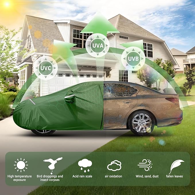 BOSSTONE Car Cover Custom Fit for Toyota Tundra Truck 1999-2021 Double Cab - Image 3