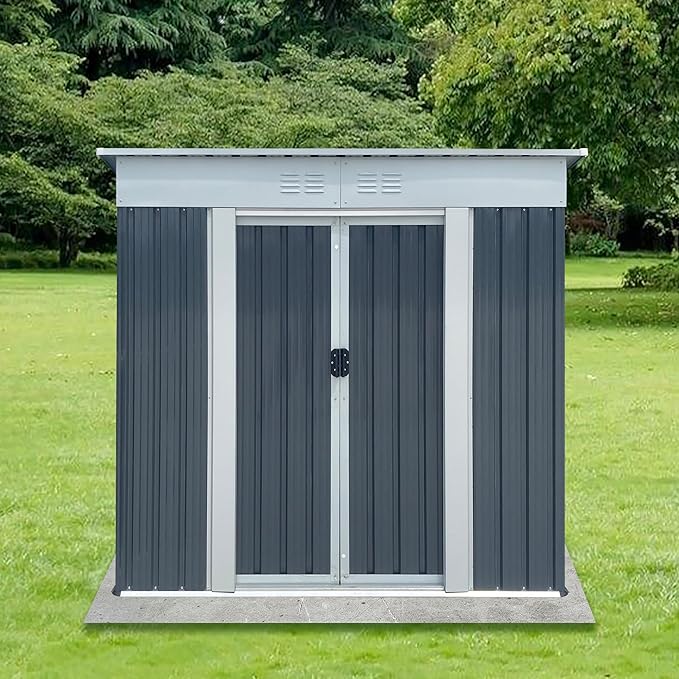 6x4 FT Outdoor Storage Shed - Image 2