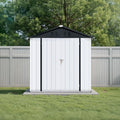6' x 4' Outdoor Storage Shed, Sturdy Metal Building w/Lockable Doors by Unknown