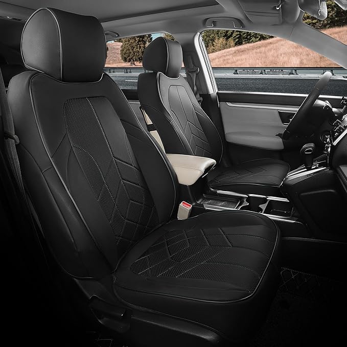 for Honda CRV Seat Covers Custom Fit 2017-2022 EXL EX LX Sport, Hybrid by FEINEPRO