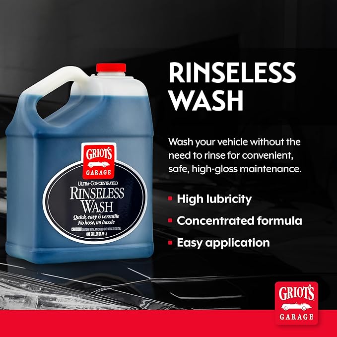 Griot's Garage Rinseless Wash for Car Cleaning and Detailing, No-Rinse Vehicle - Image 2