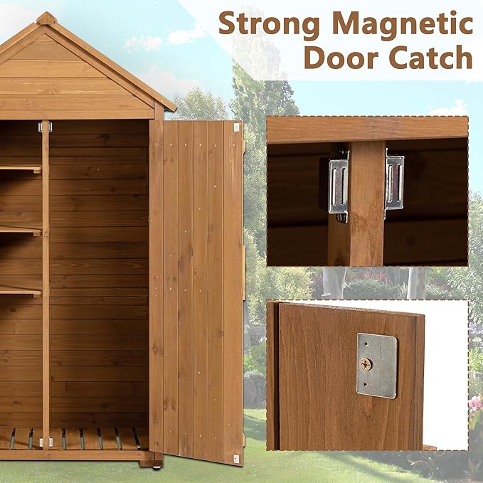 39.56"x 22.04"x 68.89" Outdoor Storage Cabinet - Image 6