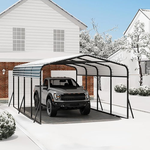 12x20 Ft Carport, Metal Carport by GarveeLife