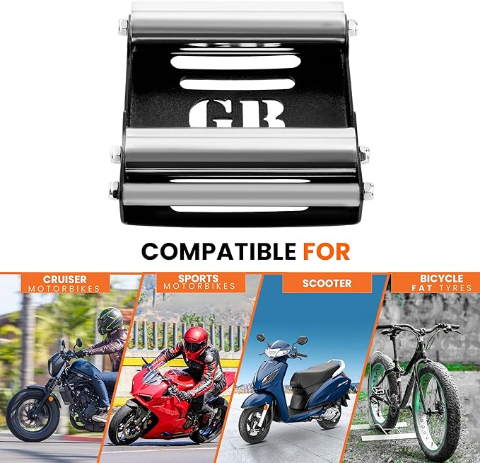 GRAND PITSTOP Motorcycle Roller Wheel Cleaning Stand - Image 8