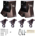 Heavy Duty Swing Sets Brackets Including 2 A-Frame Swing Set Brackets and 4 by ABUSA