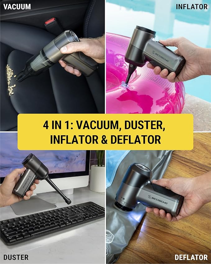 Scosche SCOVAC Cordless Handheld Vacuum Cleaner - Image 3