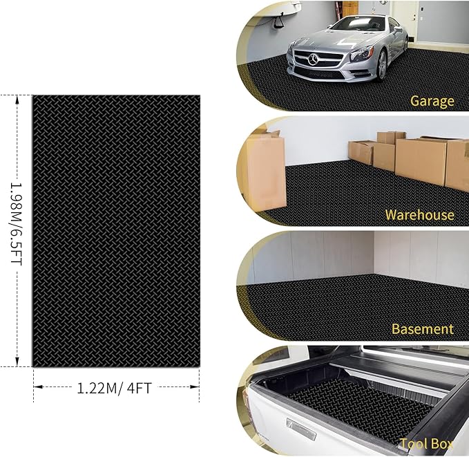 Premium Garage Floor Mat, Commercial Grade Heavy Duty Parking Mat - Image 4