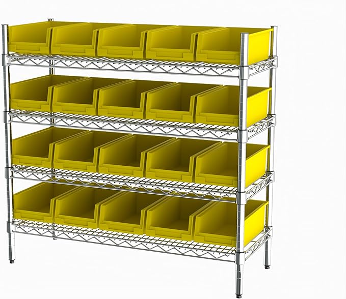 Hudson Exchange 36x14x33, Industrial Wire Shelving Unit by HudsonExchange