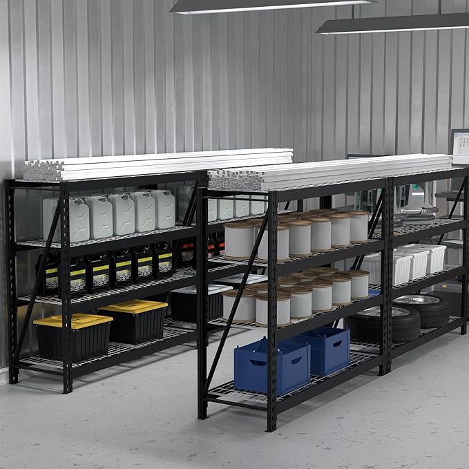 WORKPRO Garage Shelving, 7200 LBS Load, Heavy Duty Metal Shelves - Image 8